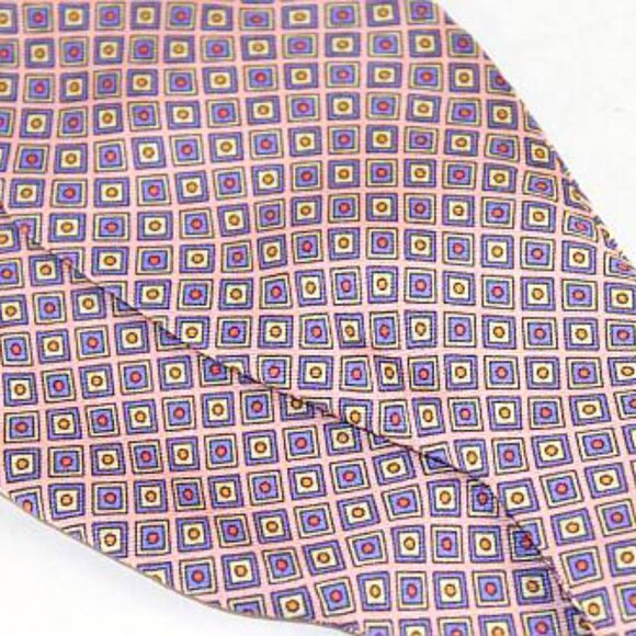 NEW Lanae Joy Silk Adjustable Bow Tie Bowtie / Pink Purple / Privat… - Picture 3 of 4